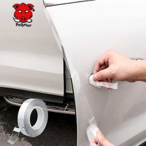 Car Sticker Nano Single-sided Adhesive Trackless Magic Adhesive Tape Nano Stick Slip Resistant Patch Strong Adhesive Universal