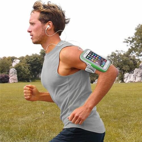 Universal Arm Band Case Reflecting Mark Sport Running Arm Cover Outdoor Breathable Bag For blackview bv6000 5000 e7 5.5" Below