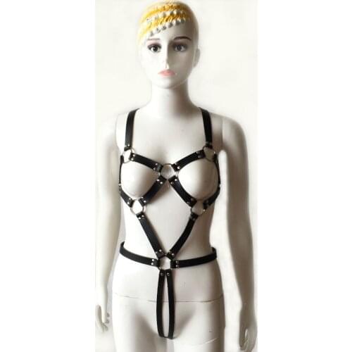 Erotic Lingerie Leather Bondage Harness Women Belt Strap Bondage Restraints Fetish Wear Sex Toys For Couples Sex Products Produ