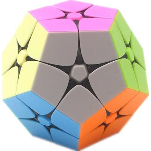 FanXin Megaminxeds Cube 2x2 Stickerless 2Layers Speed Cube Professional Puzzle Toys For Children Kids Gift