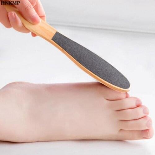 Files Double Sided Foot File Callus Remover for Feet Wooden Pedicure Grater to Smooth Hard Coarse Dry Tough Skin