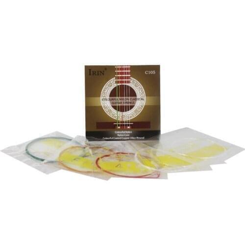 IRIN C105 Classical Guitar Strings Colorful Nylon Metal Wires Standard Tension Musical Instrument Replacement Part Accessories