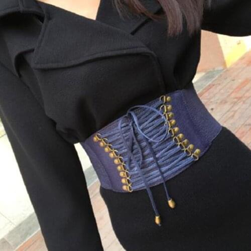 Super Wide Belt Fashion Wide Waist Belt Ladies Ultra Pu Elastic Corset Belt Ladies Clothing Accesoories Female Decorations