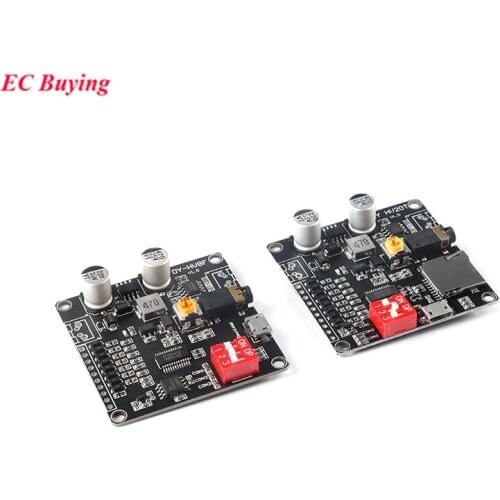 DY-HV8F DY-HV20T Voice Playback Module Board MP3 Music Player 10W 20W 12V 24V Playback Serial Control DIY Electronic For Arduino