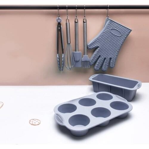 Food Grade Silicone Kitchen Utensil Set Cooking Spatula BPA Free Non Toxic Non-Stick BPA Free Kitchen Tools Gift Durable