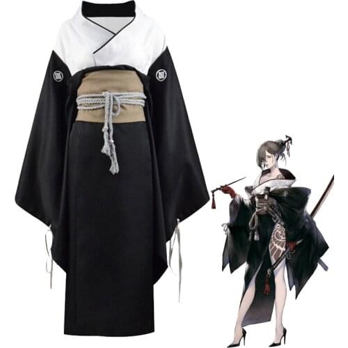 NieR Re[in]carnation Assassin Cosplay Costumes Game Kimono Top Coat Waistband Accessories Sets Women Girls Outfits Halloween