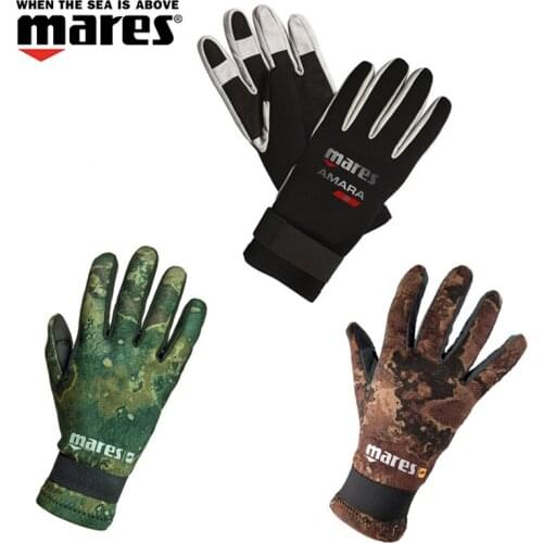 Mares AMARA 2mm Neoprene Glove Spearfishing Diving Snorkeling Swim Gloves Boating Canoeing Kayaking 412702 412722 412754 412756