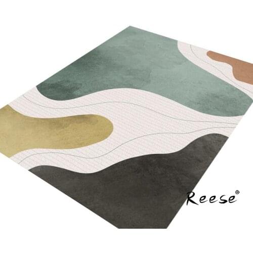 Reese Print Geometric Area Rug Floor Decoration Carpet Customized For Living Room Kitchen Bedroom Study Restaurant Anti Slip
