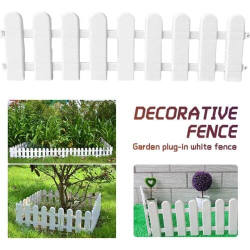 Christmas Decorative Fence Plastic Fence 50*13cm 1 Pcs Lawn Festive Supplies Flower Pots Countryside Hotel Christmas Tree Fence