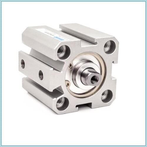 SDA Type Bore 16mm stroke 5/10/20/25/30/40/50mm double acting SDA16 compact air pneumatic piston cylinder Female