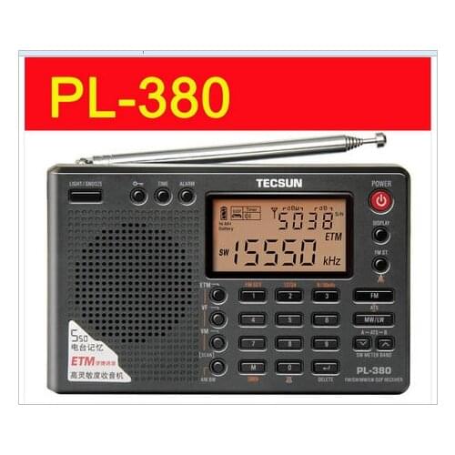 TECSUN PL-380 DSP with ETM PLL WORLD BAND RADIO PL380