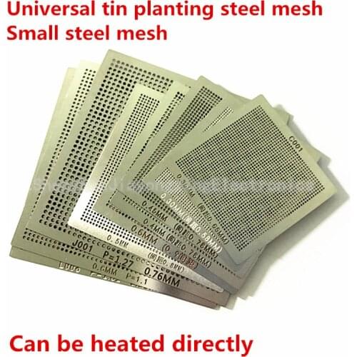 2PCS Universal ball planting steel net 0.3/0.35/0.4/0.45/0.5/0.55/0.6/0.76 BGA ball planting steel net small steel net