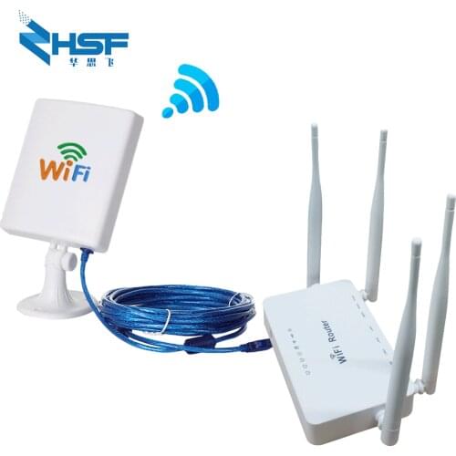 High power wireless Openwrt Wireless router with 4pcs 5dbi antenna,high power wireless Adapter with 14dbi antenna&5M USB cable