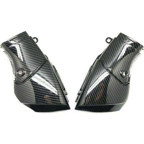 Rear Ram Air Intake Tube Duct Cover Fairing for Yamaha YZF R1 09-14 Carbon Fiber Color