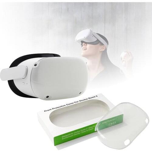 VR Headset Protective Shell Light Durable Sweatproof Protection Case For Oculus-Quest 2 Accessories Transparent Front Cover