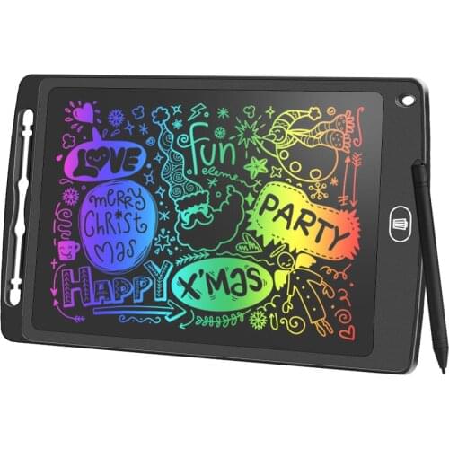 LCD Writing Tablet 10 Inch Electronic Drawing Pads, Reusable Message Board, Digital Handwriting Pad for School, Fridge or Office