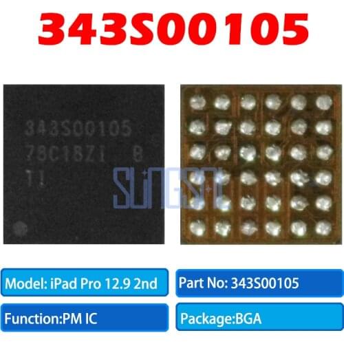 1pcs/lot 100% Original 343S00105 For iPad Pro 12.9 2nd Generation A1670 A1671 A1821 Power PM IC PMU Charger Chip PMIC