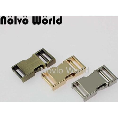 10pcs 3 colors 12mm Release buckles for waist bags buckle luggages alloy buckle thickening backpack belt luggage buckl