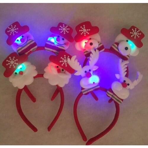 2016 new Christmas LED headband antlers headband LED new Christmas ornaments wholesale wholesale