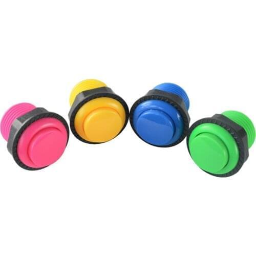 28mm round Arcade Push Button with Microswitches For Arcade game machine DIY parts