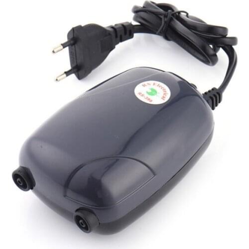Silent 220v 3/5w Ultra Silent Aquarium Air Pump Fish Tank Increasing Oxygen Pump Soft Pump Hose Air Stone Fish Living