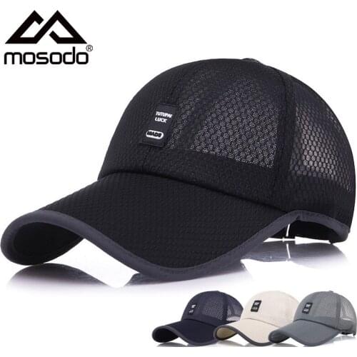 Mosodo Net Baseball Cap Men Fashion Outdoor Cap Women Summer Leisure Breathable Sunscreen Hat