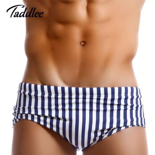 Taddlee Brand Men Swimwear Swimming Briefs Bikini Sexy Mens Swimsuits Swim Boxer Trunks Shorts Gay Low Waist Surf Board Shorts