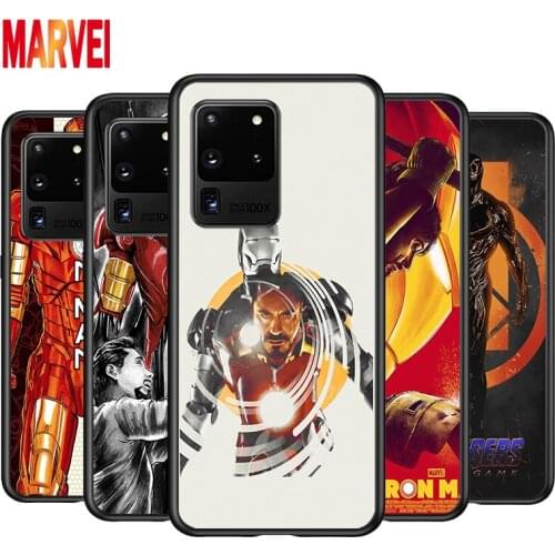 Marvel Iron Man Art For Samsung Note 20 10 8 9 M02 M31 S M60S M40 M30 M21 M20 M10 S F62 M62 M01 Ultra Pro Plus Phone Case