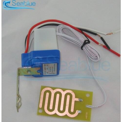 DC 12V AC 110V 220V 10A Rain Water Sensor Automatic Off/On Switch 5-8 Second Delay Relay Control 50-60Hz For Street Light
