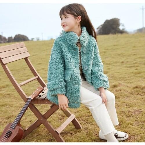 6-12 years children clothes toddler girl fall clothes 2020 kids coat jacket Cute Korean Girl Granular Fleece Coat autumn clothes