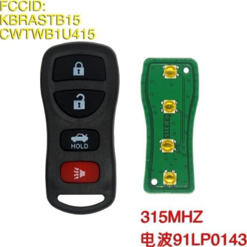 Rmote Control Key 315MHZ for Infiniti QX45 FX35 Tiida Radio