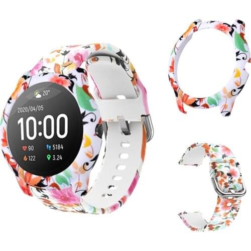 2 in 1 Painted Sports Smart Watch Buckle Strap Set for Xiaomi Haylou Solar LS05