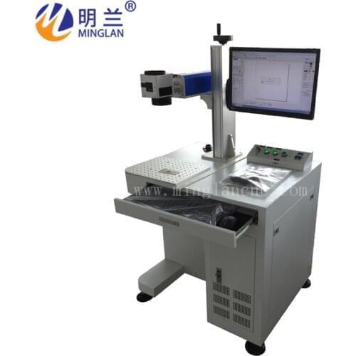 MINGLAN Fiber Laser Engraver 30W Fiber Laser Engraver Laser Metal Cutter Marker 1064nm Desktop Fiber Marking Machine