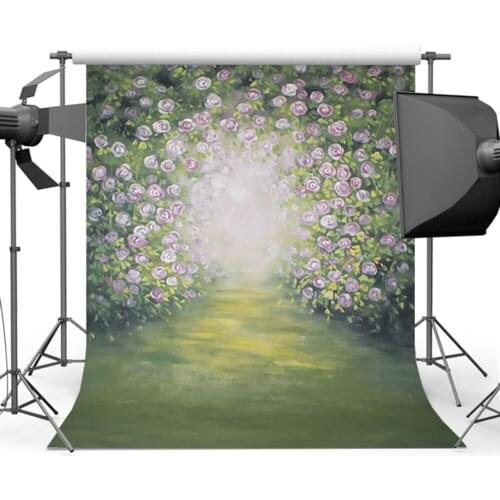 MOCSICKANewborns Photography Background Baby Green Flower Photo Background for Photography Studio CM-4415