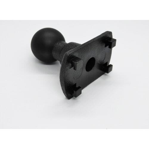 Mounting Adapter Base with 1 Inch Rubber Ball Compatible with all Motorcycle Waterproof Phone Case with 4 Lock Mechanism