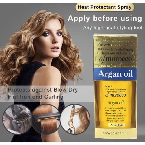 Natural Hair Essential Oil Deep Nourish Hairlines Repair Damaged Hair For Split Ends Long Hair Treatment Organic Argan Oil Serum