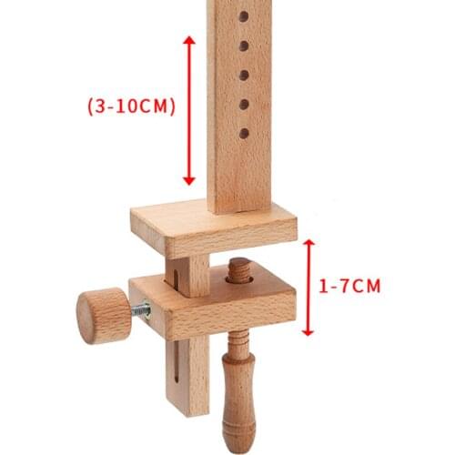 Embroidery Lap Stand Adjustable DIY Needlework Cross Stitch Rack Holder Adjustable Frame Clamps Desktop Stand Rack Sewing Tools