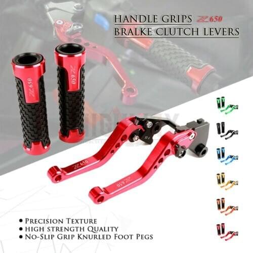 Brake Lever Handlebar Grips Grip CNC Aluminum Short Adjustable Brake Clutch levers For KAWASAKI Z650 Z 650 2017-2019