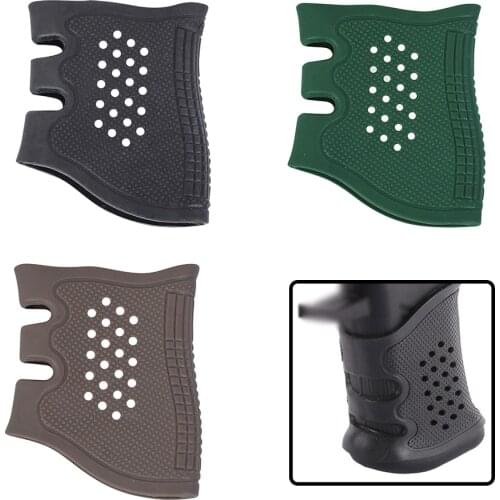 Tactical Rubber Pistol Grip Glove Gun Glock 17 AK/M4 Holster Handgun Cover Airsoft Sleeve Protect Anti-Slip Hunting Accessories