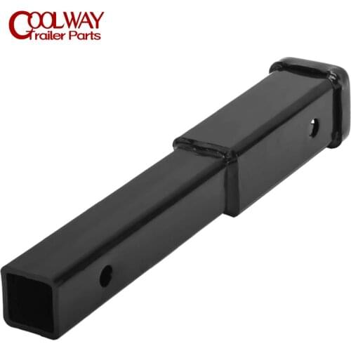 Trailer Hitch Extension with 2 Inch Towing Receiver Tube Extender Extend 445mm RV Parts Camper Caravan Motorhome Accessories