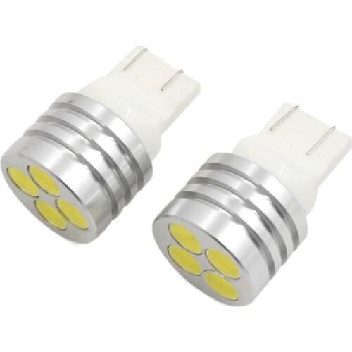Uxcell 2Pcs T20 7440 7443 White 4 COB LED Car Brake Backup Reverse Light Bulb 6000K