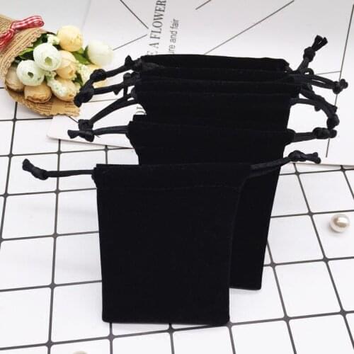 High quality drawstring velvet bag custom 8*10cm jewelry storage and packaging bag pouch gift dust bag