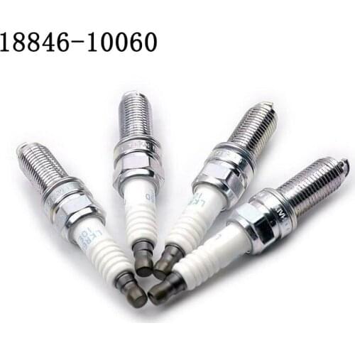 4pcs 18846-10060 SILZKR6B-10E Iridium Spark Plug For HYUNDAI ACCENT VELOSTER KIA RIO SOUL 18855 10060 SILZKR6B10E 93815
