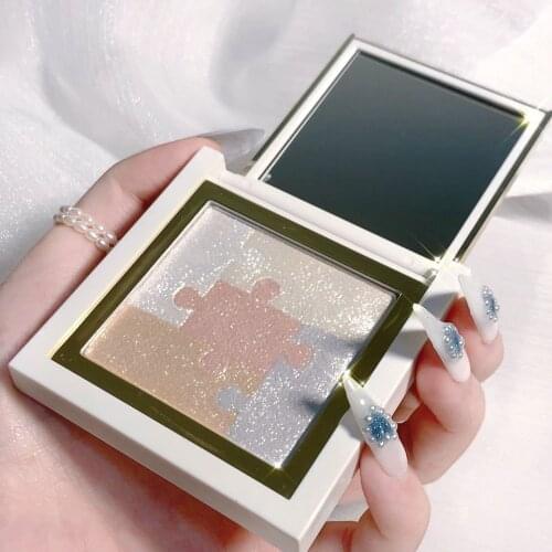 5 Colors Highlighter Powder Glitter Palette Makeup Glow Face Contour Shimmer Illuminator Ginger Highlight Cosmetics