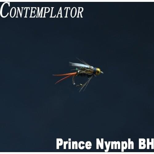 5pcs/pack Bead Head Prince imitating stonefly caddis mayfly well-loved nymph pattern 14# sink quickly fly fishing trout wet fly