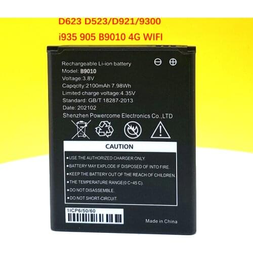 2100mAh B9010 Battery For D523/D921/9300 HD495060ARV 4G Wireless Router High Quality