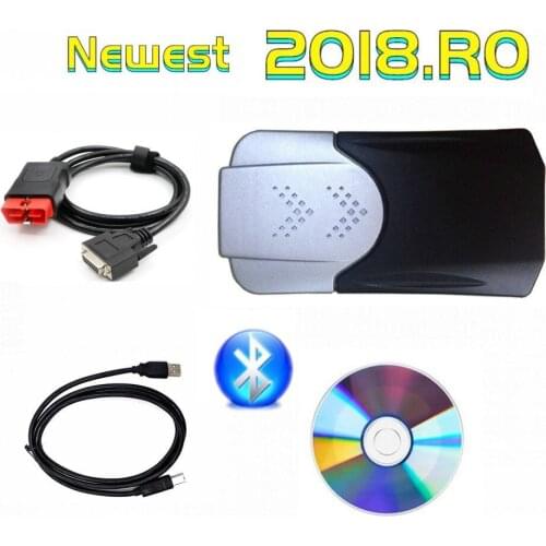 2021 Latest 2018 R0 2017.R3 NEW VCI Bluetooth for Delphis VD Ds150e CDP Car/Truck Diagnostic Tools VD TCS Led 3IN1 Obd2 Scanner