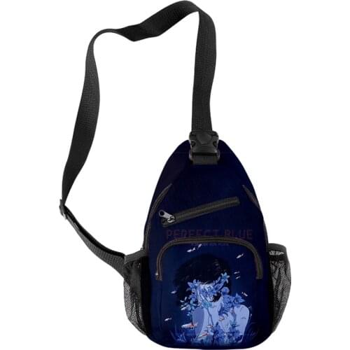 Prefer blue 3D Merch Shoulder Bag Crossbody Outdoor Sports One Shoulder Chest Daily Canvas Crossbody Bag