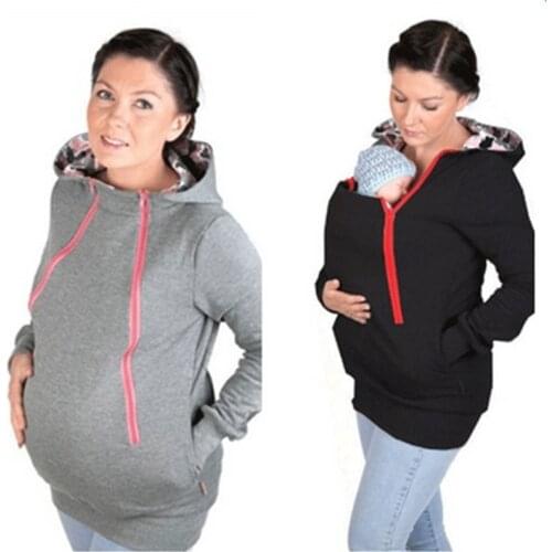 HGTE Kangaroo Sweatshirts For Women