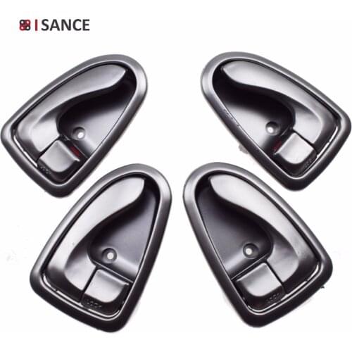 ISANCE Silver Inner Inside Door Handle Front / Rear Left / Right Side For Hyundai Accent 2000 2001 2002 2003 2004 2005 2006